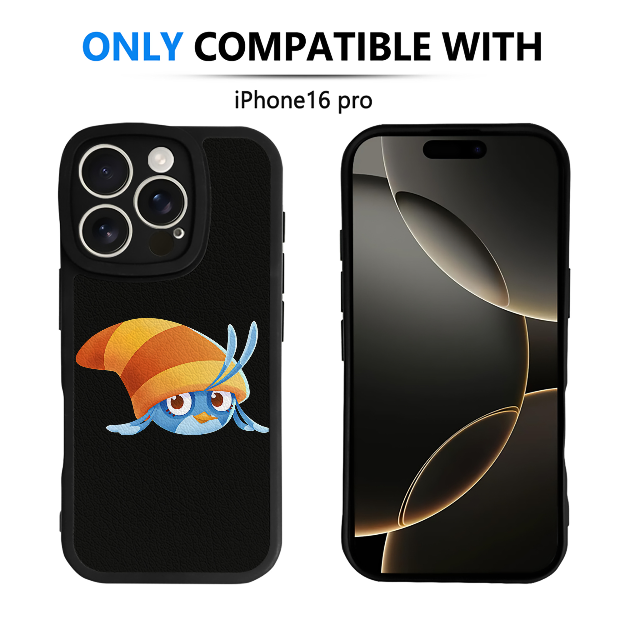 （画像用） Angry Birds アングリーバード 【iPhone 16シリーズ対応】シリコンスマホケース（レザー調） 材質：シリコン